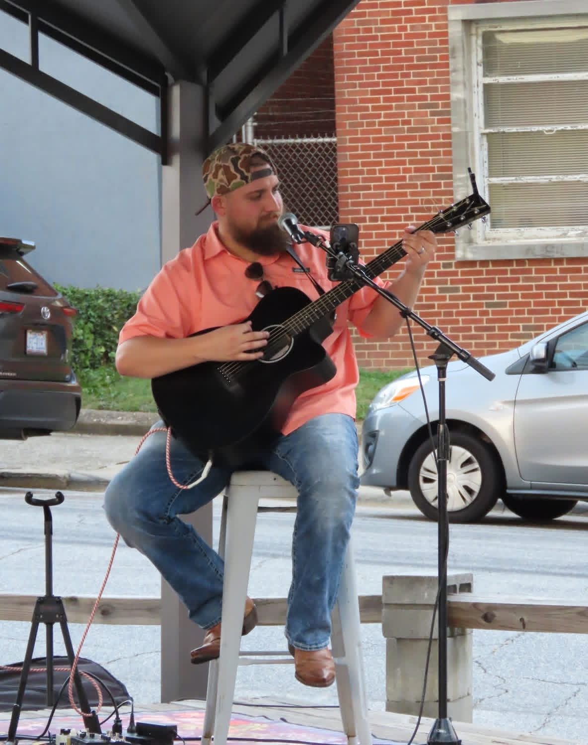 Micah Playing a small gig in Lenoir NC
